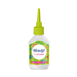 Fevicryl 3D Outliner 351 Pearl Metalic Silver